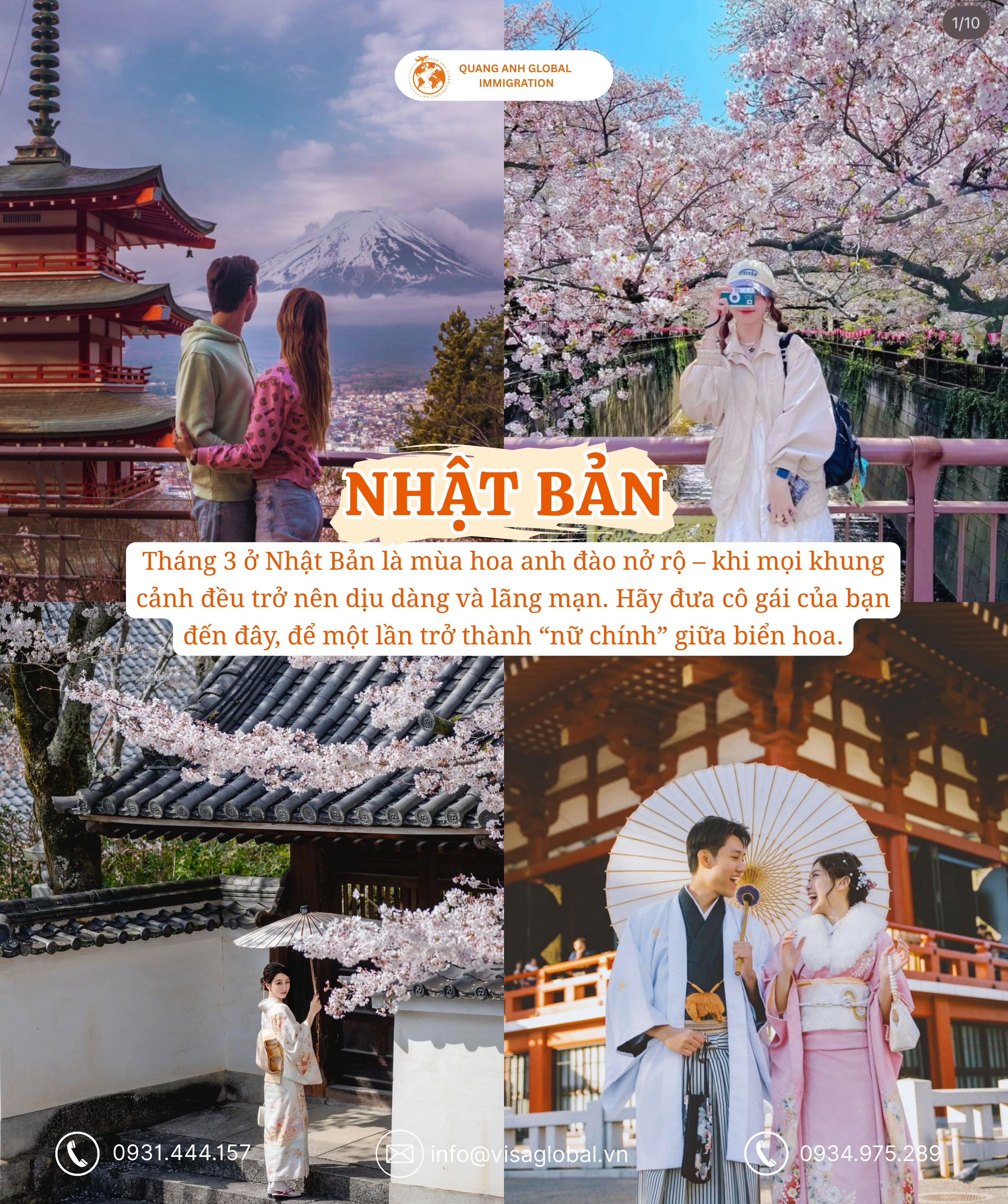du lịch nhật bản mùa xuân-quang anh global immigration