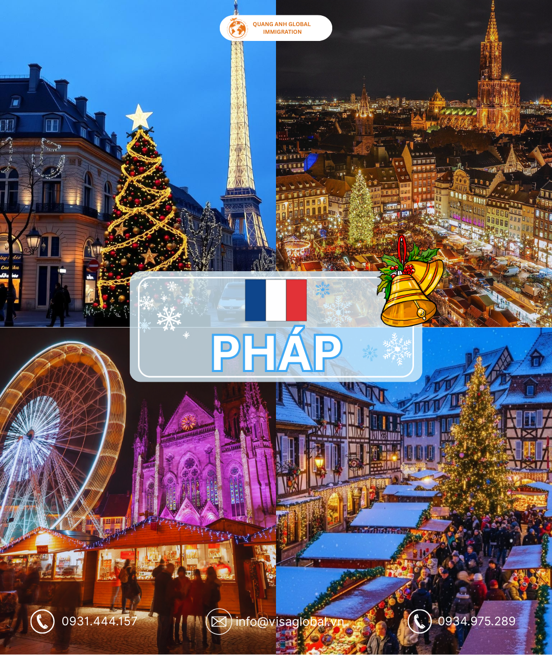 Giáng sinh ở Pháp - Quang Anh Global Immigration