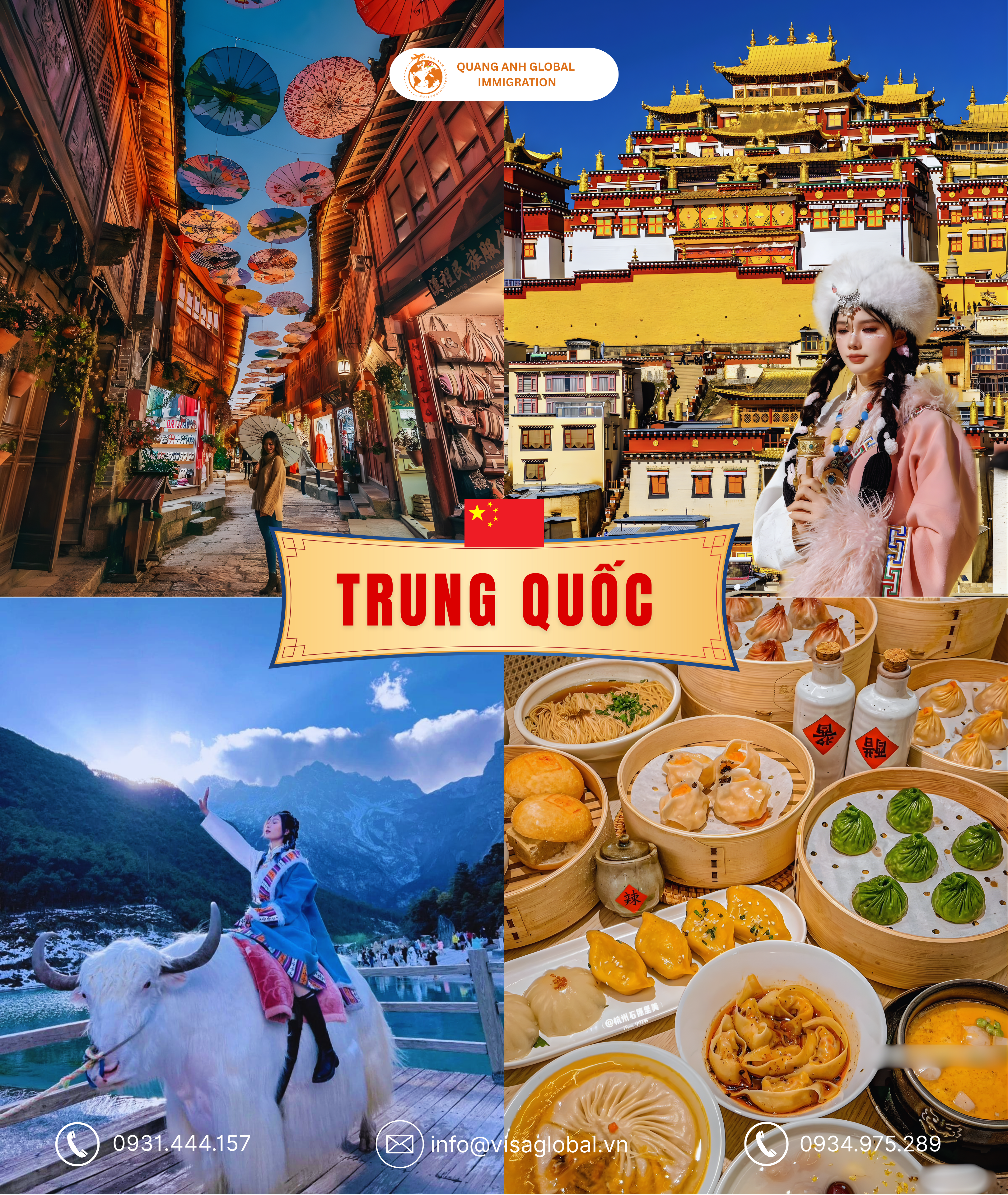 Du lịch Trung Quốc mùa xuân - Quang Anh Global Immigration