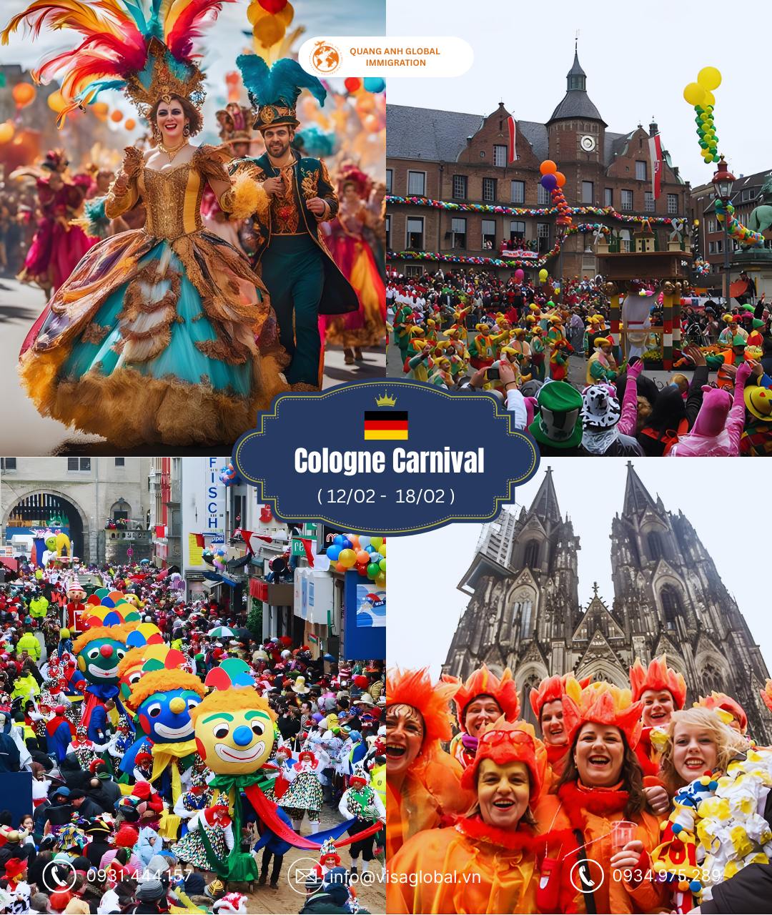 lễ hội hóa trang châu âu - quang anh global immigration