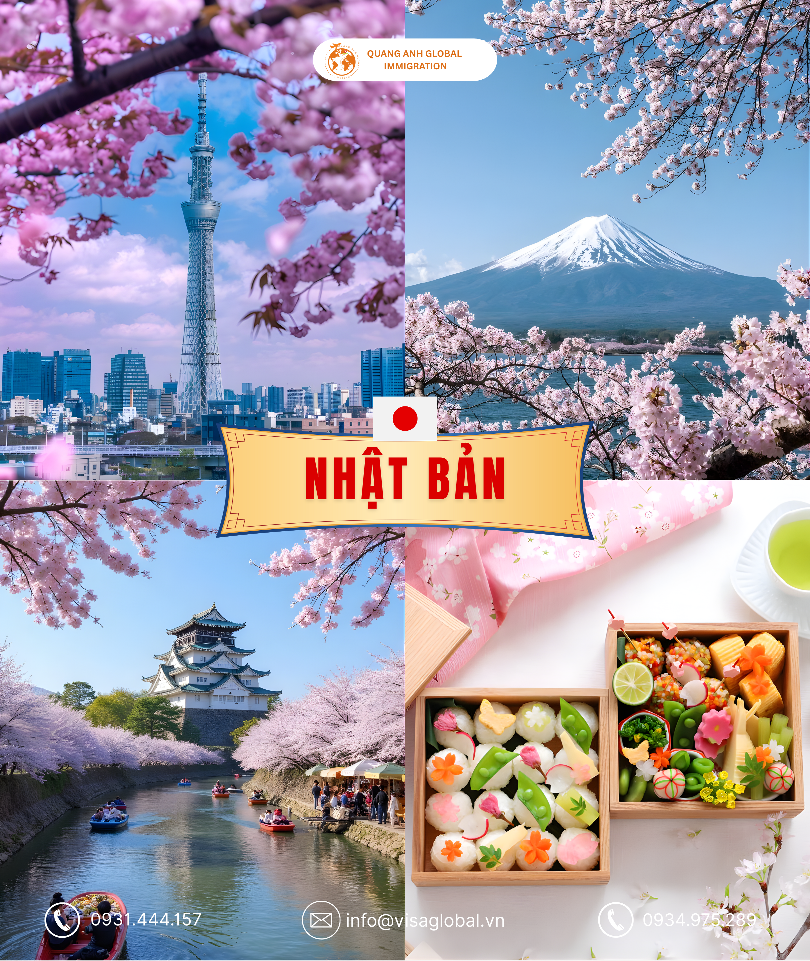 du lịch mùa xuân nhật bản - Quang Anh Global Immigration