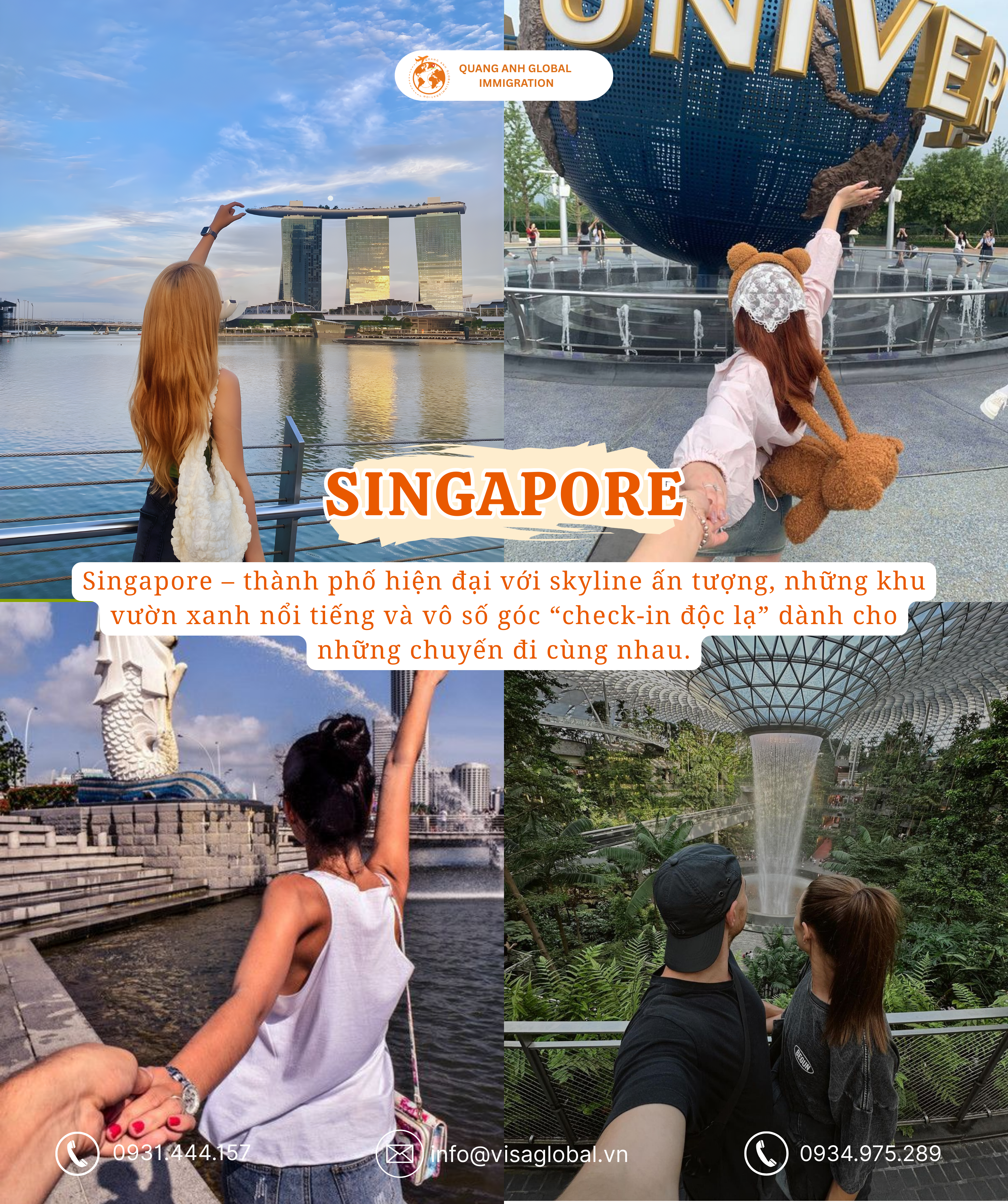 Du lịch Singapore mùa xuân - Quang Anh Global Immigration
