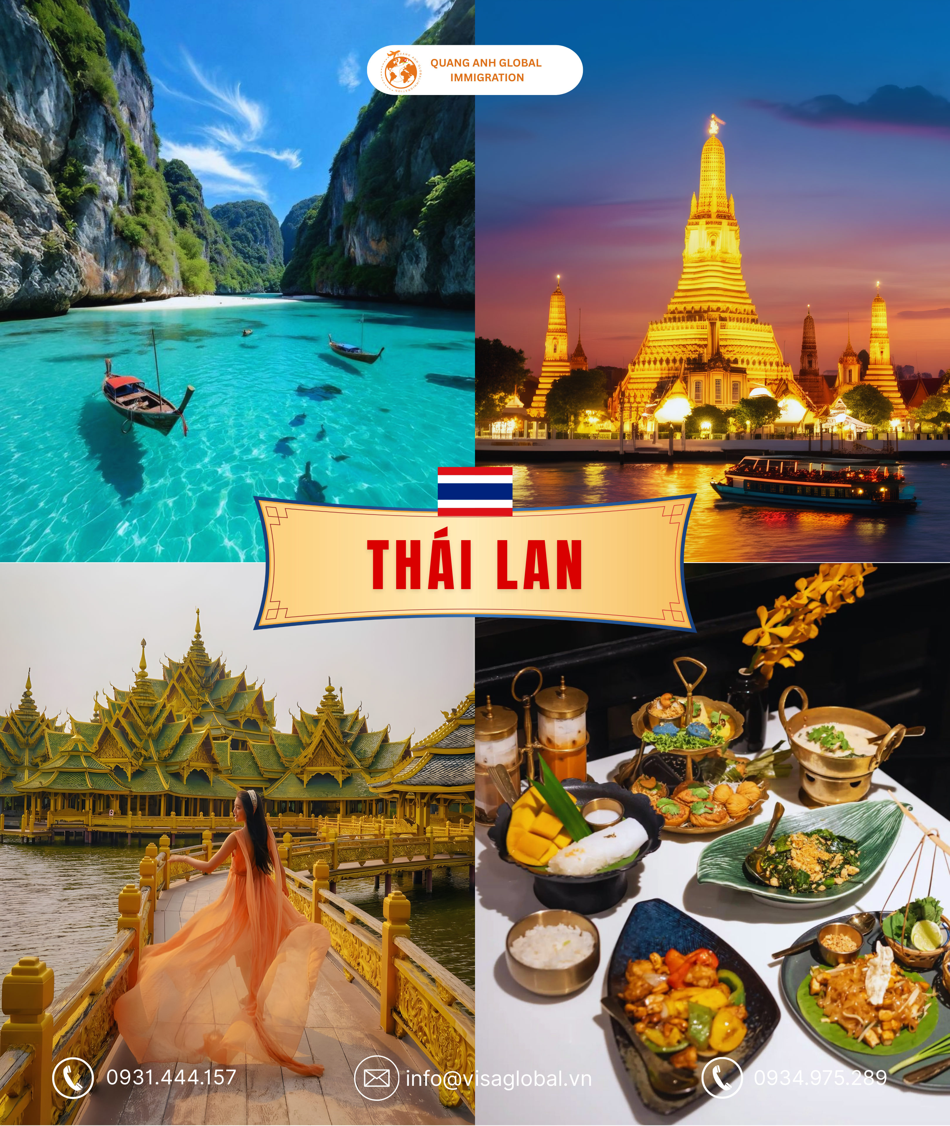 Du lịch Thái Lan mùa xuân - Quang Anh Global Immigration