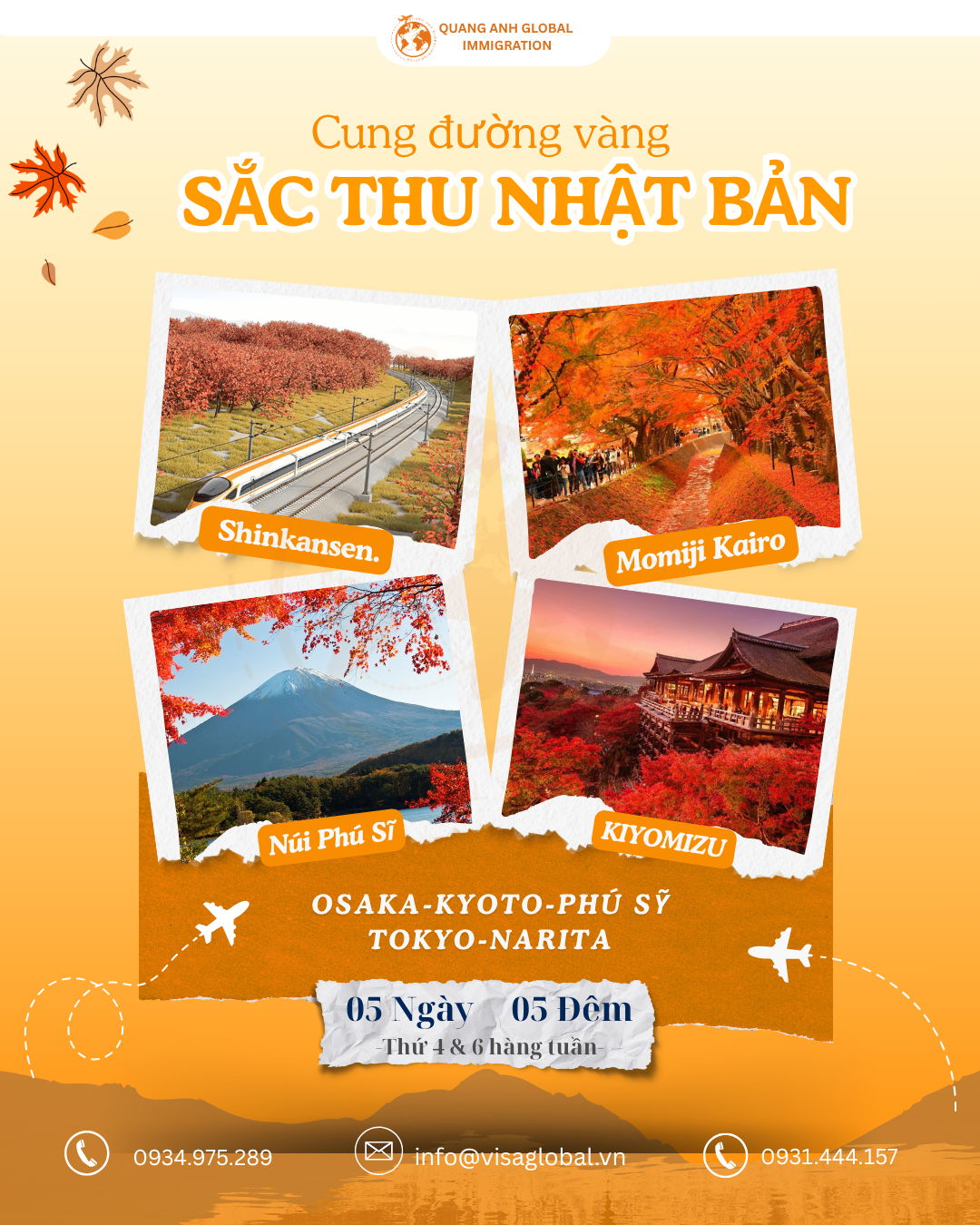 tour nhật bản tại QA visa global
