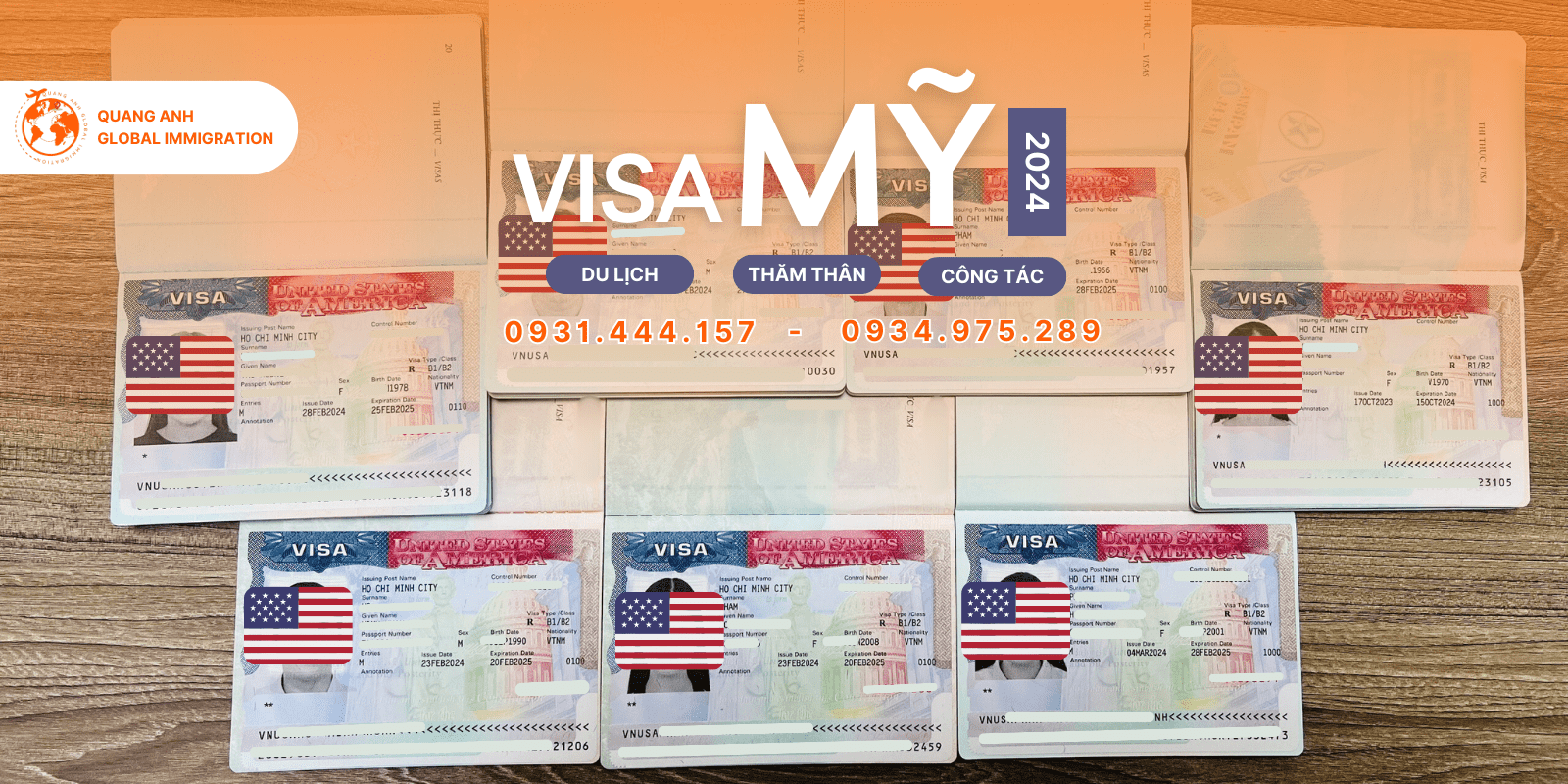 Visa Mỹ ở Quang Anh Global Immigration