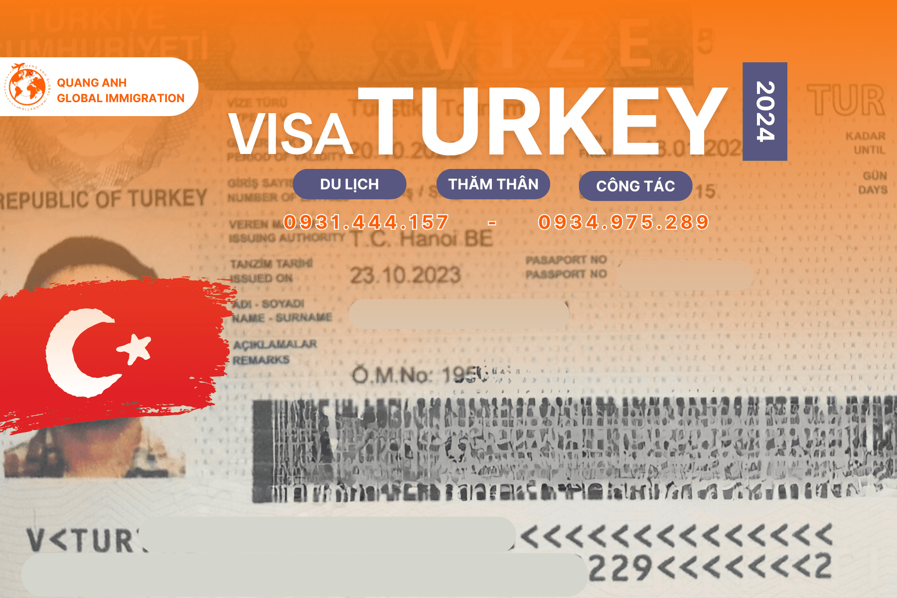 Visa Thổ Nhĩ Kỳ tại Quang Anh Global Immigration